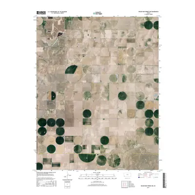 2015 Map of Wagon Bed Spring NW, 2015 Print