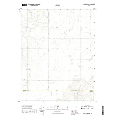 2018 Map of Wagon Bed Spring NW, 2018 Print