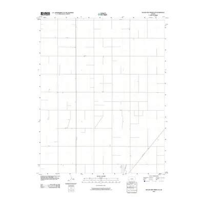 2010 Map of Wagon Bed Spring SE, 2010 Print