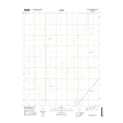 2015 Map of Wagon Bed Spring SE, 2015 Print