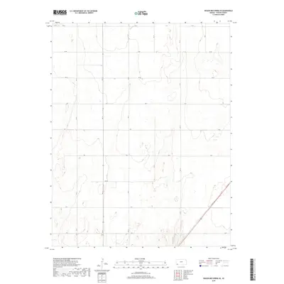 2018 Map of Wagon Bed Spring SE, 2018 Print