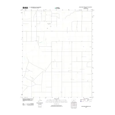 2010 Map of Wagon Bed Spring SW, 2010 Print
