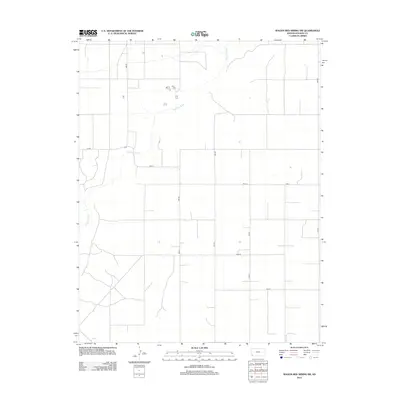 2012 Map of Wagon Bed Spring SW, 2012 Print