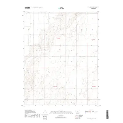 2018 Map of Wagon Bed Spring SW, 2018 Print