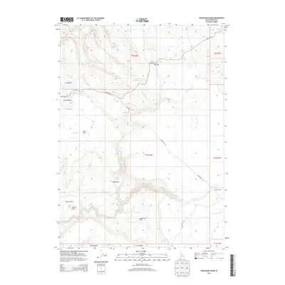 2013 Map of Wagon Box Basin, 2013 Print