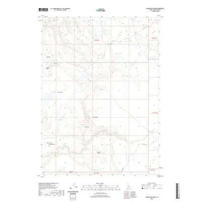 2020 Map of Wagon Box Basin, 2020 Print