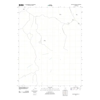 2011 Map of Wagon Box Mesa, 2011 Print