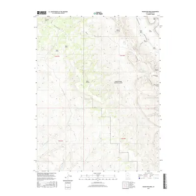 2017 Map of Wagon Box Mesa, 2017 Print