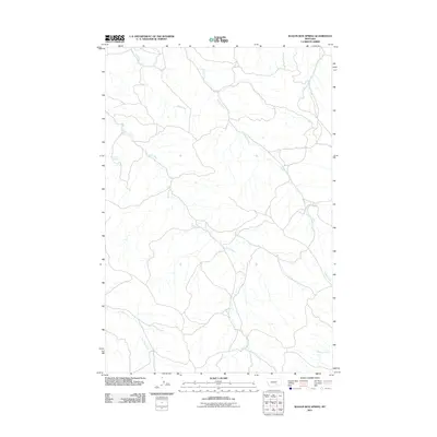 2011 Map of Wagon Box Spring, 2011 Print