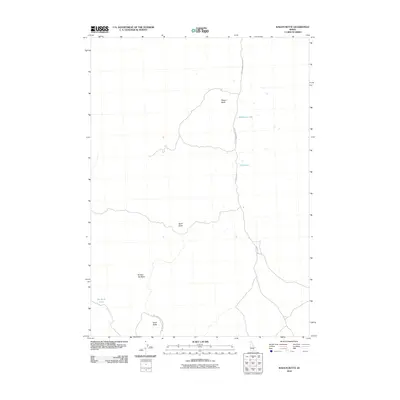 2010 Map of Wagon Butte, 2010 Print