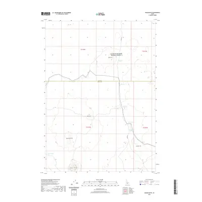 2020 Map of Wagon Butte, 2020 Print
