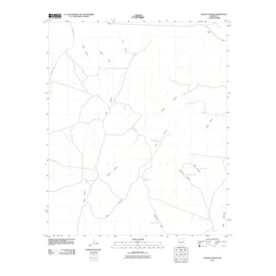 2010 Map of Wagon Canyon, 2010 Print