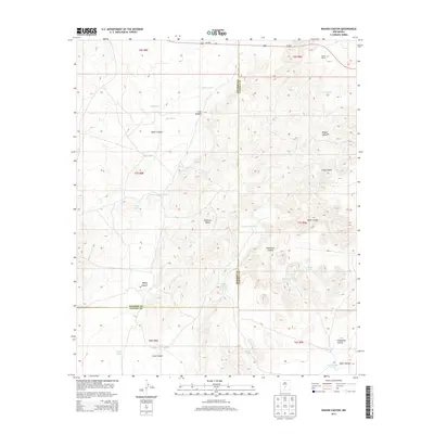 2013 Map of Wagon Canyon, 2013 Print