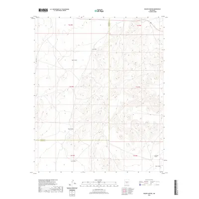 2020 Map of Wagon Canyon, 2020 Print