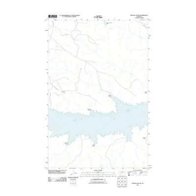 2011 Map of Wagon Coulee, 2011 Print