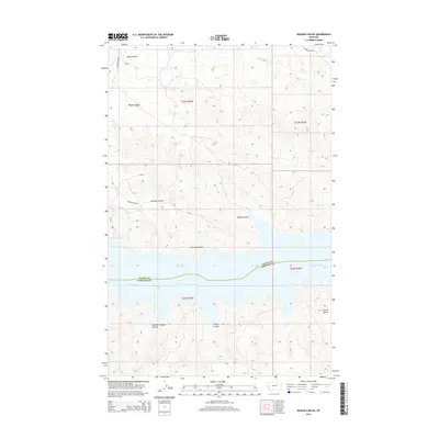 2014 Map of Wagon Coulee, 2014 Print