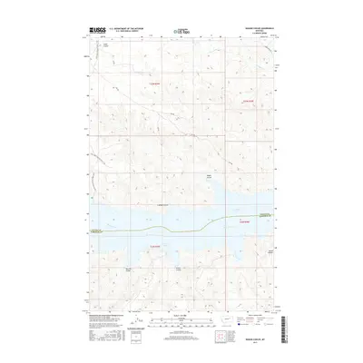 2017 Map of Wagon Coulee, 2017 Print