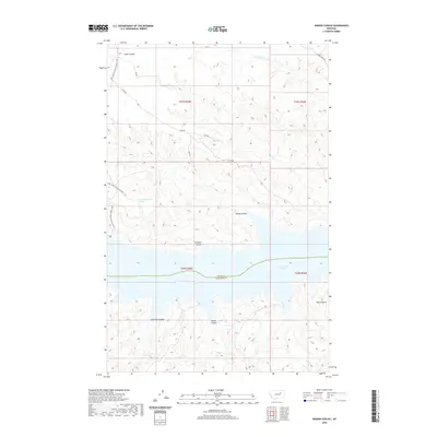 2020 Map of Wagon Coulee, 2020 Print