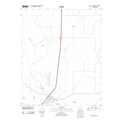 2010 Map of Wagon Mound, 2010 Print