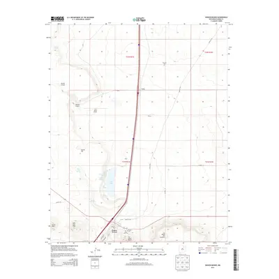 2013 Map of Wagon Mound, 2013 Print