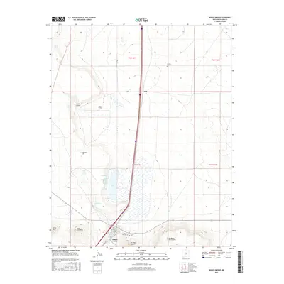 2017 Map of Wagon Mound, 2017 Print