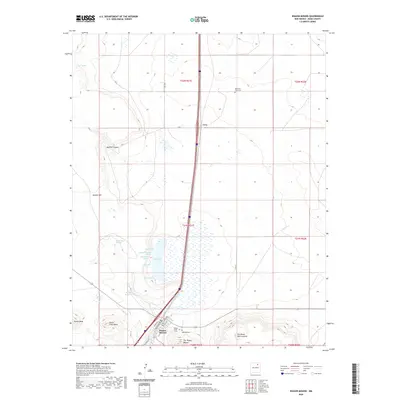 2020 Map of Wagon Mound, 2020 Print