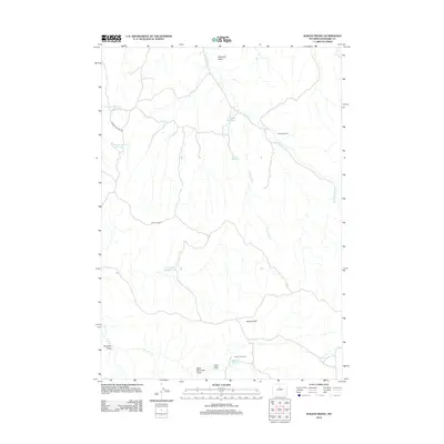2012 Map of Wagon Prong, 2012 Print