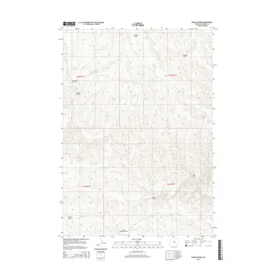 2015 Map of Wagon Prong, 2015 Print