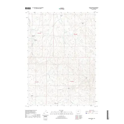2017 Map of Wagon Prong, 2017 Print