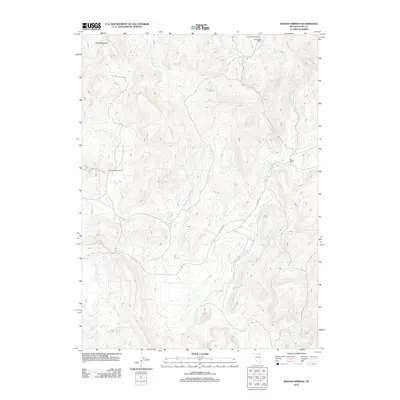 2012 Map of Wagon Springs, 2012 Print