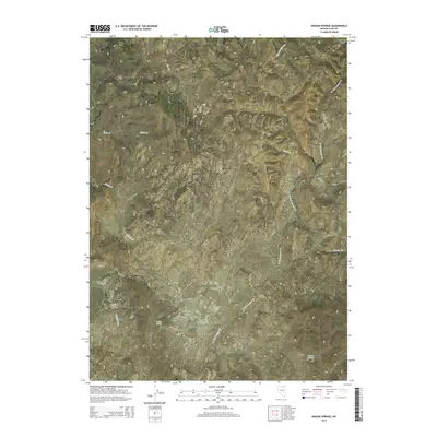 2014 Map of Wagon Springs, 2014 Print
