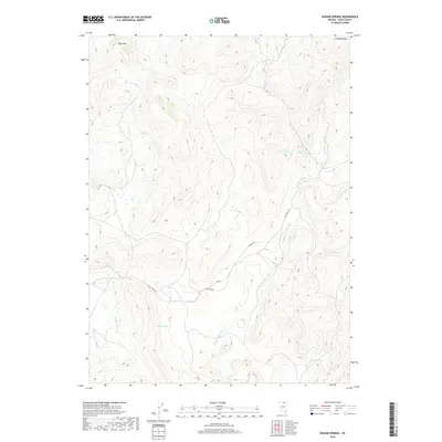 2018 Map of Wagon Springs, 2018 Print