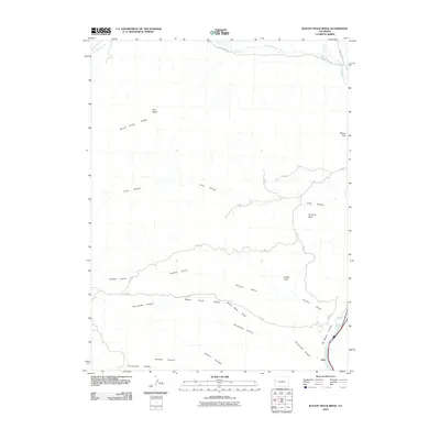 2010 Map of Wagon Track Ridge, 2010 Print