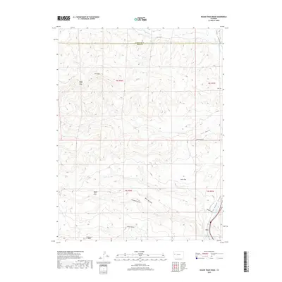 2019 Map of Wagon Track Ridge, 2019 Print