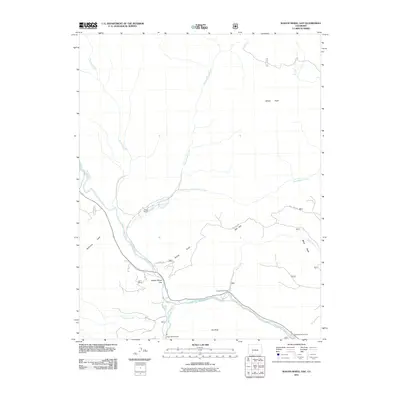 2011 Map of Wagon Wheel Gap, 2011 Print