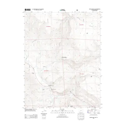 2013 Map of Wagon Wheel Gap, 2013 Print
