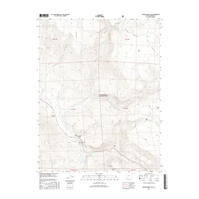 2016 Map of Wagon Wheel Gap, 2016 Print