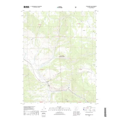 2019 Map of Wagon Wheel Gap, 2019 Print