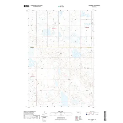 2018 Map of Wagon Wheel Hill, 2018 Print