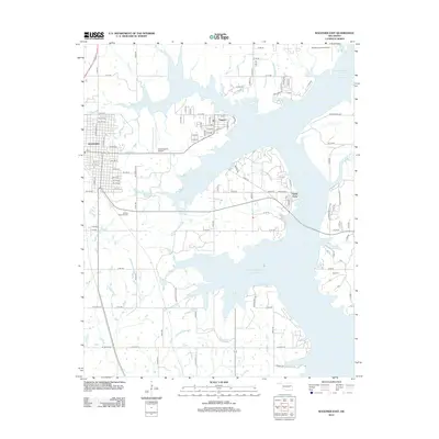 2012 Map of Wagoner East, 2012 Print