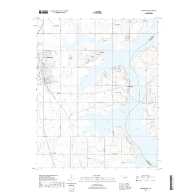 2018 Map of Wagoner East, 2018 Print