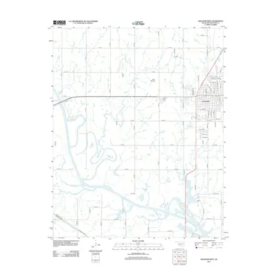 2012 Map of Wagoner West, 2012 Print