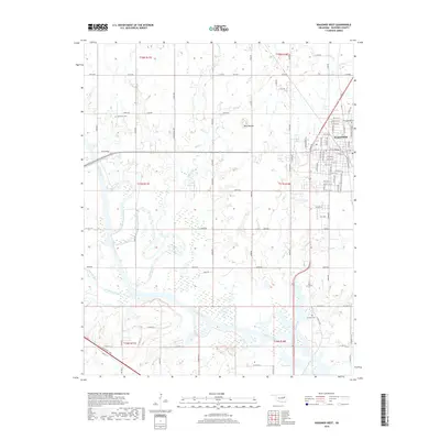 2018 Map of Wagoner West, 2018 Print