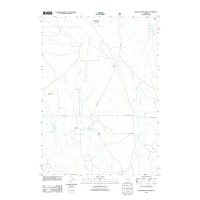 2012 Map of Wagonhound Creek, 2012 Print