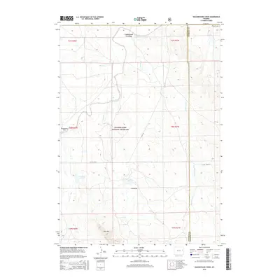2015 Map of Wagonhound Creek, 2015 Print