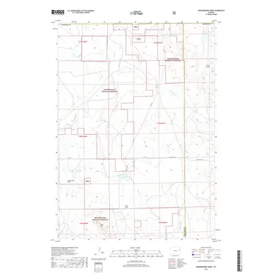 2018 Map of Wagonhound Creek, 2018 Print