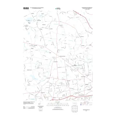 2013 Map of Wagontown, 2013 Print