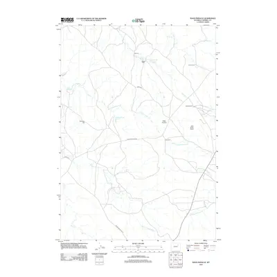 2012 Map of Wags Pinnacle, 2012 Print