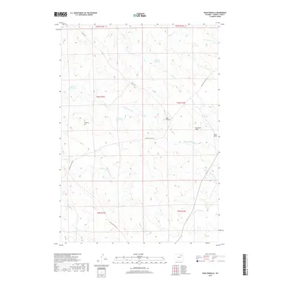2017 Map of Wags Pinnacle, 2017 Print