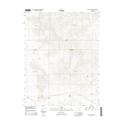 2014 Map of Wah Wah Summit, 2014 Print